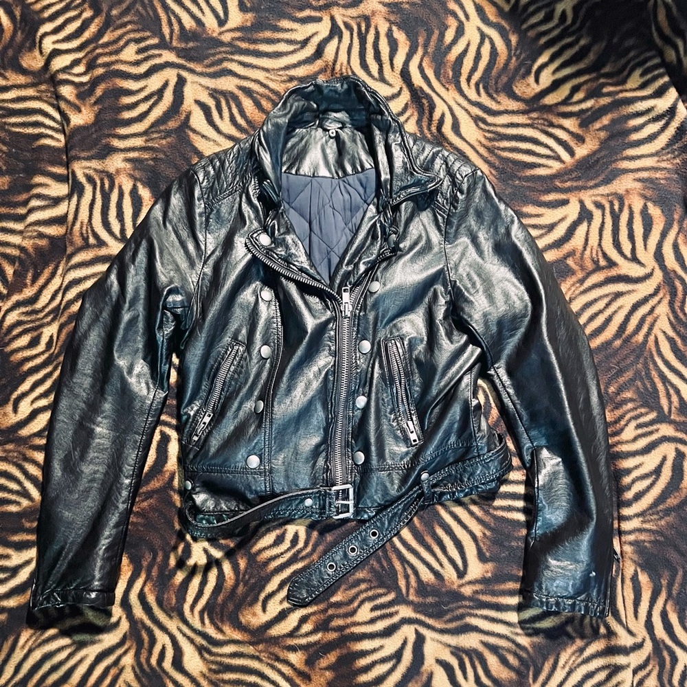 Free People Motorcycle Jacket